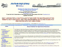 Tablet Screenshot of chsreunions.com